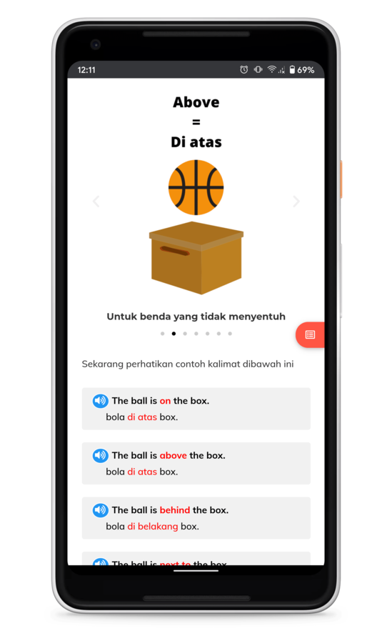 Dilengkapi gambar untuk menunjang pemahaman kamu dalam belajar bahasa Inggris